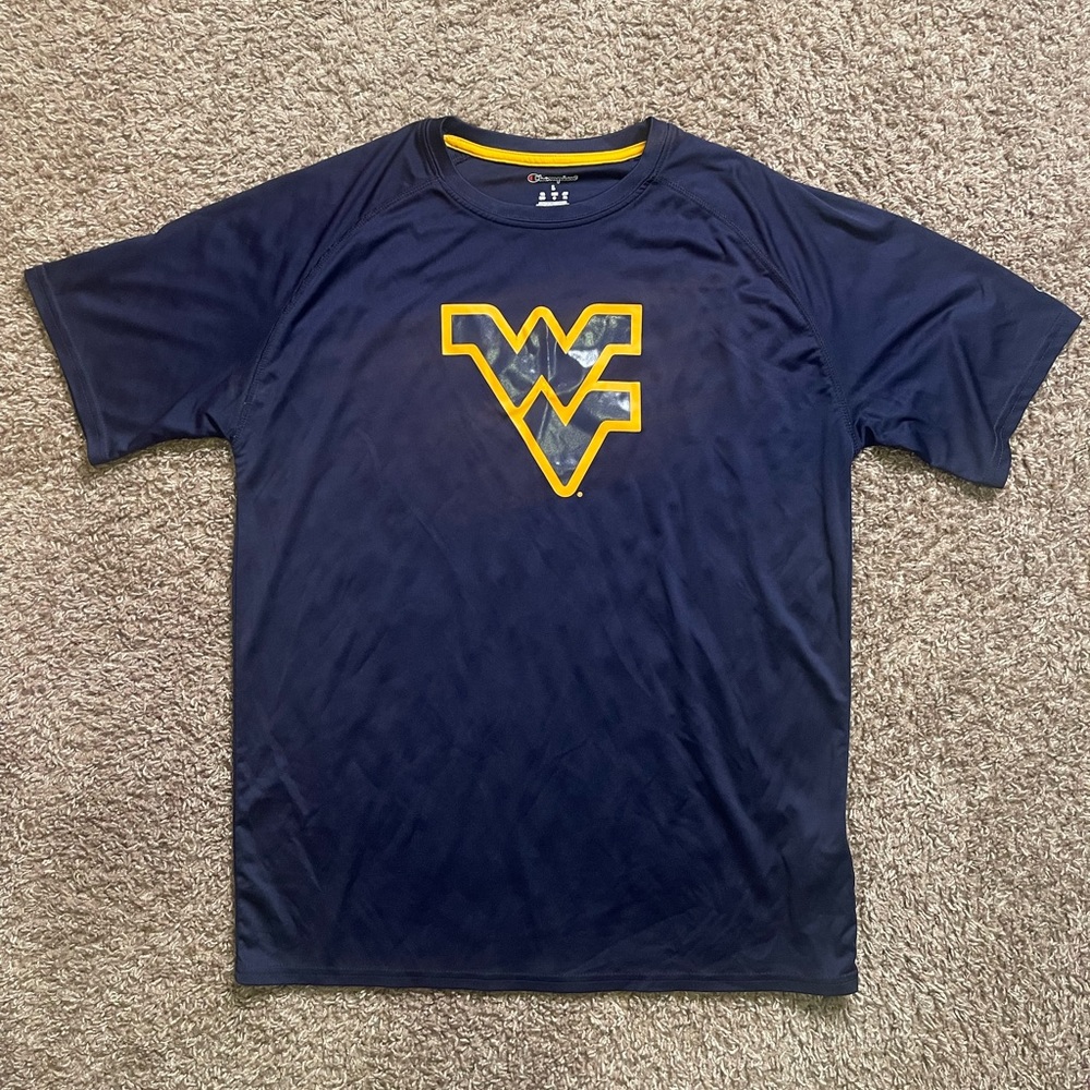 West Virginia Mountaineers Champion Shirt Blue Men's L.